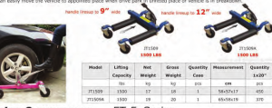 Cric de positionnement de véhicule hydraulique série JT1509(A)